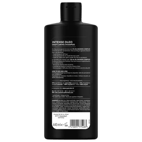 Syoss Intense Oleo Shampoo 440 ML