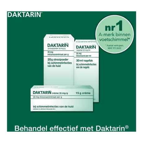 Daktarin Strooipoeder 2% 20 gram