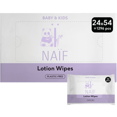Naïf Plasticvrije Lotion Billendoekjes 24x54 stuks