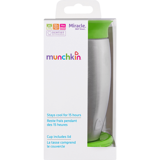Munchkin Miracle 360° Stainless Steel Anti-Lek Drinkbeker Assorti
