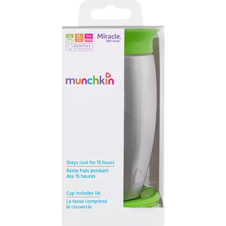 Munchkin Miracle 360° Stainless Steel Anti-Lek Drinkbeker Assorti
