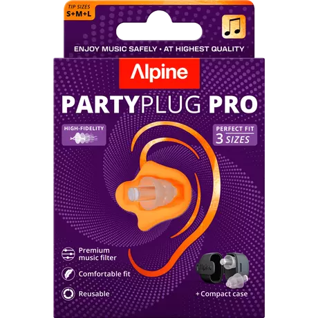 Alpine PartyPlug Pro Oordoppen Transparant 1 Paar&nbsp;