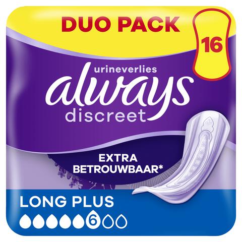 Always Maandverband Discreet Long Plus Duo Pack