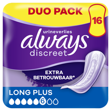 Always Discreet Incontinentieverband Long Plus 2x8 Stuks