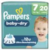 Pampers Baby Dry Luiers Maat 7 15+ kg 20 stuks