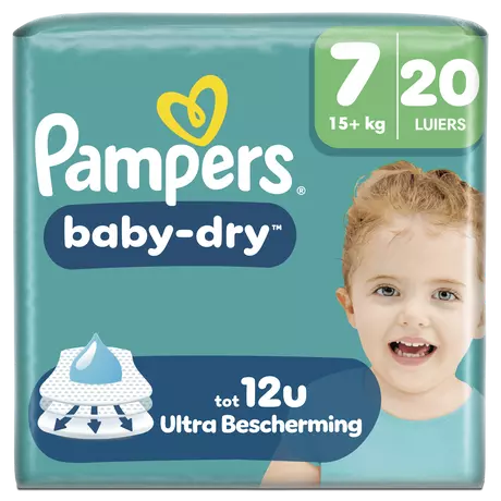 Pampers Baby Dry Luiers Maat 7 15+ kg 20 stuks