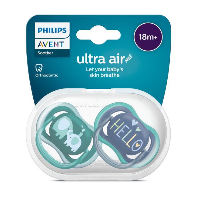 Philips Avent Soother Air 18M+ MIX DECO19 X2