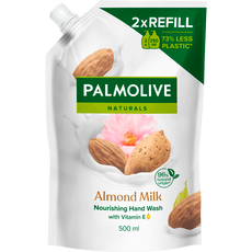 Palmolive Naturals Handzeep Melk- en Amandel Navul 500ml