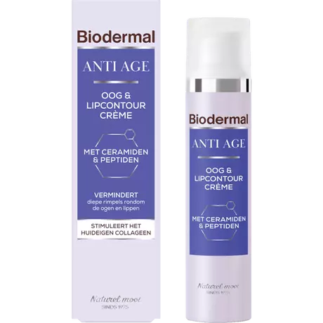 Biodermal Anti Age Oog En Lip Contour Creme 15 ML