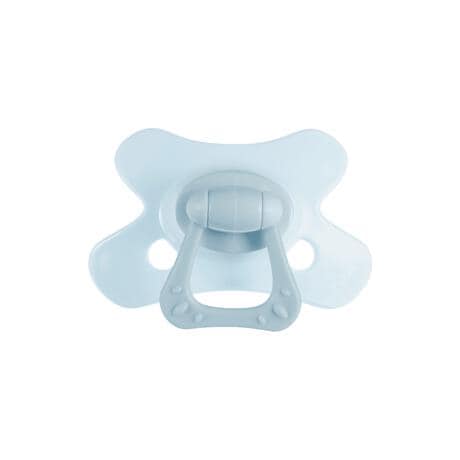 Difrax Fopspeen Natural 12 Maanden Lichtblauw BPA-vrij