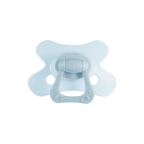 Difrax Fopspeen Natural 12 Maanden Lichtblauw BPA-vrij