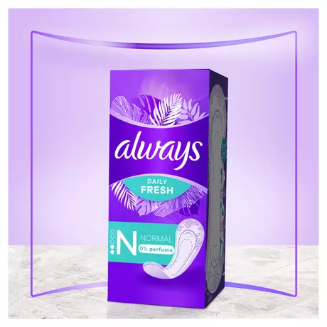 Always Inlegkruisjes Daily Fresh 0% Perfume Normal 30 stuks
