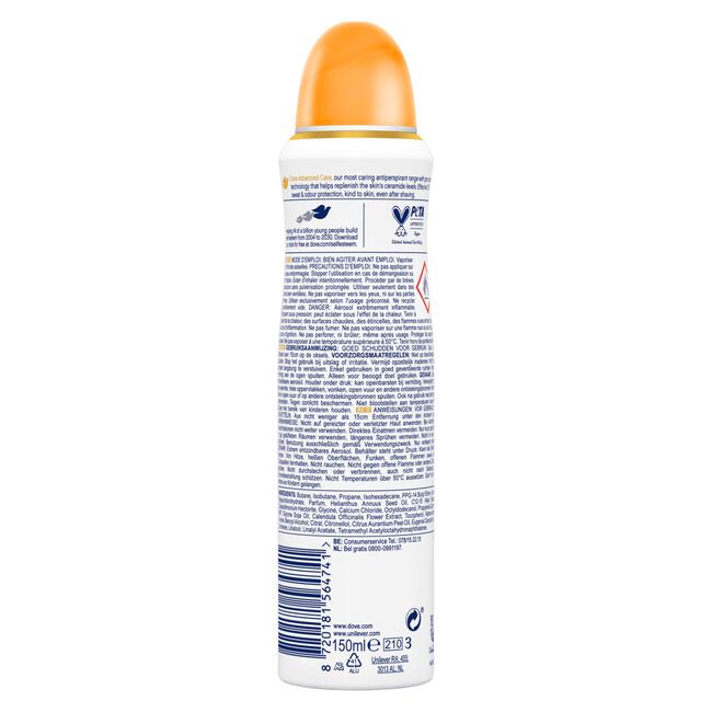 Dove Advanced Care Go Fresh Passion Fruit Anti-Transpirant Deodorant Spray 150 ML 