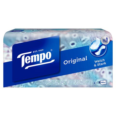 Tempo Original Box 4-Laags Zakdoekjes 100 stuks