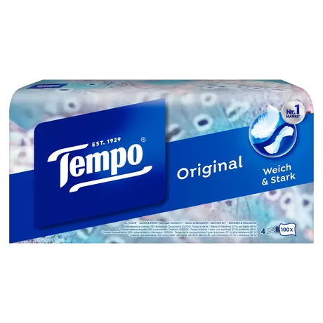 Tempo Original Box 4-Laags Zakdoekjes 100 stuks