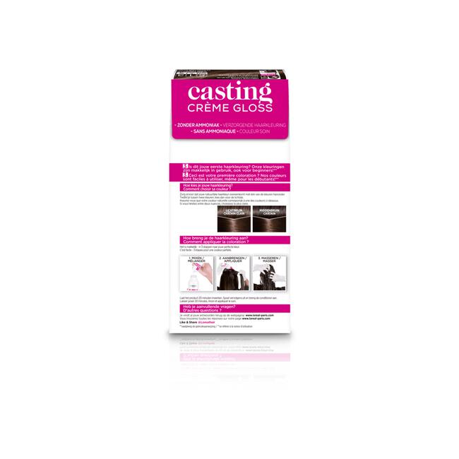 L'Oréal Paris Casting Crème Gloss 513 Licht beigebruin Haarverf