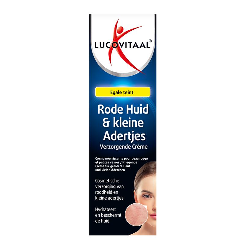 Lucovitaal Rode Huid en Kleine Adertjes Verzorgende Crème 30 ML