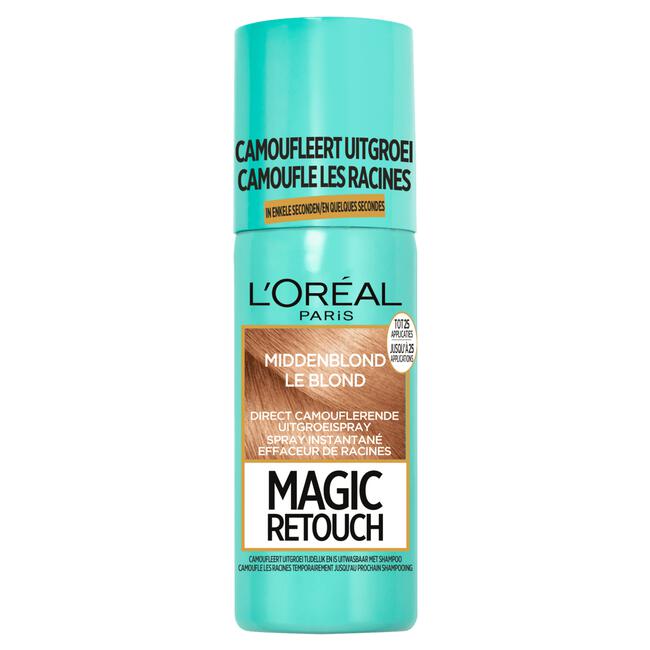 L'Oréal Paris Magic Retouch Camouflerende Uitgroeispray Middenblond 75 ML