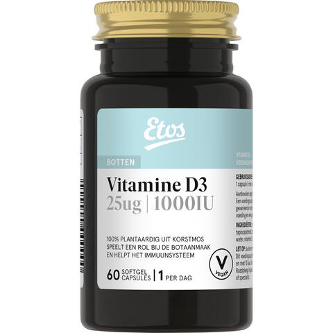 Etos Vegan Vitamine D3 25Ug 1000Iu