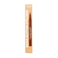 Trouble Maker Nova Glitter Liquid Eyeliner Pen Retrograde Bronze