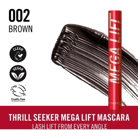 Rimmel London Thrill Seeker Mega Lift Mascara Bruin 002 Brown