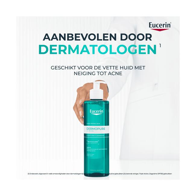 Eucerin DERMOPURE CLINICAL Zuiverende Reinigingsgel Gevoelige Huid 400 ML