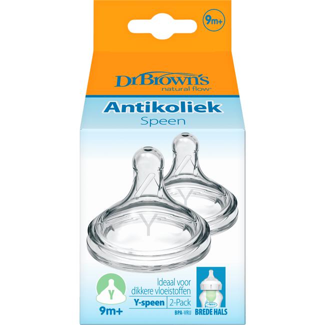 Dr. Brown's Y-speen Brede Halsfles