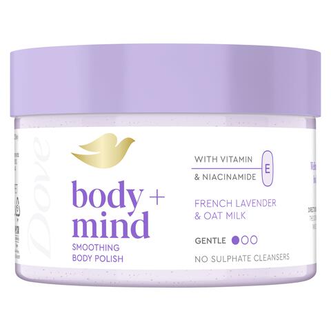 Dove Scrub Body+Mind French Lavender & Oat Milk 295 Ml