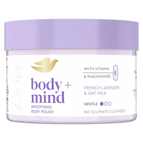 Dove Scrub Body+Mind French Lavender & Oat Milk 295 Ml