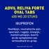 Advil Reliva Forte Oval-Tabs 400 MG Ibuprofen voor Pijn en Koorts 20 stuks