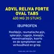 Advil Reliva Forte Oval-Tabs 400 MG Ibuprofen voor Pijn en Koorts 20 stuks