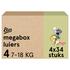 Etos Woezel & Pip Luiers Maxi Maat 4 7-18 kg Megabox 4x34 stuks