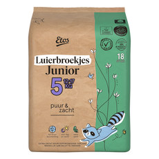 Etos Puur & Zacht Luierbroekjes Junior Maat 5 12-18 kg 18 stuks