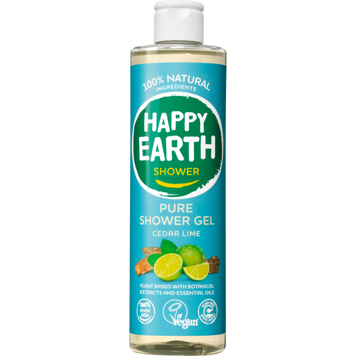 Happy Earth 100% Natuurlijke Cedar Lime Douchegel 300 ML