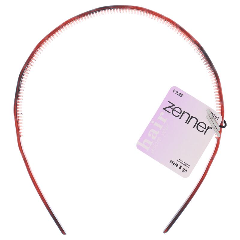 Zenner Diadeem Golvend 8mm Bruin