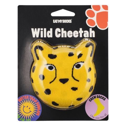 Eat My Socks Wild Cheetah One Size - 1 paar
