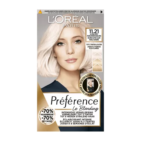 L'Oréal Paris Préférence Le Blonding Permanente Haarverf 11.21 Ultra Licht