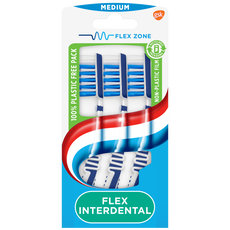 Aquafresh Flex Interdental Medium 2+1Tandenborstel - 3 stuks
