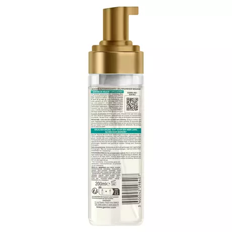 Garnier Ambre Solaire Self Tan Mousse Zelfbruiner voor Lichaam & Gezicht 200ML