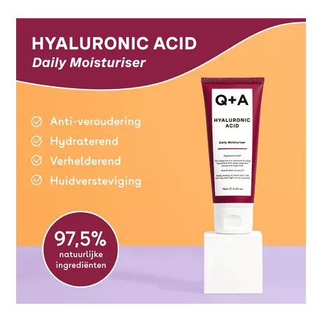 Q+A Hyaluronic Acid Daily Moisturiser 75 ML
