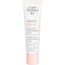 Louis Widmer Nutriderm Getinte Dagcrème UV SPF 20 Bronze 02 Zonder Parfum 30 ML