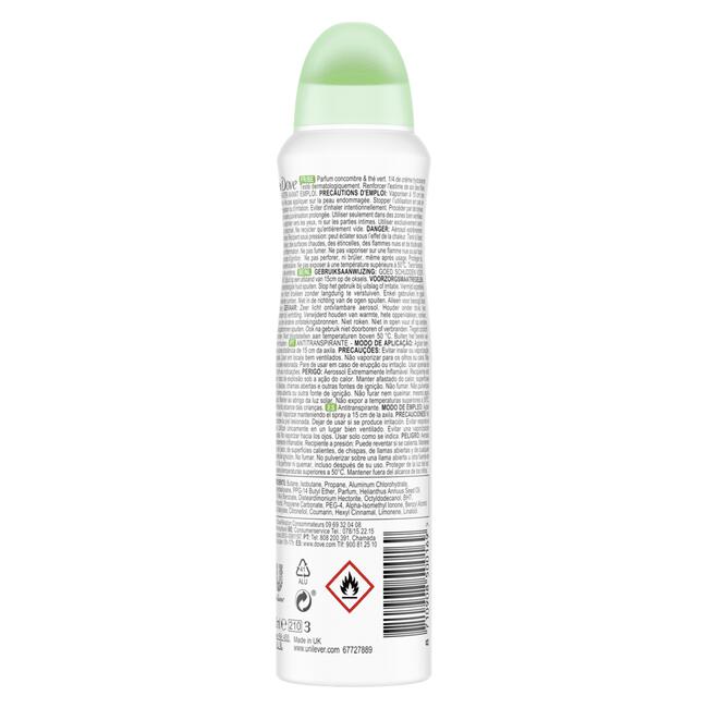 Dove Go Fresh & Green Anti-Transpirant Deodorant Spray 150 ML 150 ML | Etos