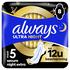 Always Maandverband Ultra Secure Night Extra Wings 8 stuks