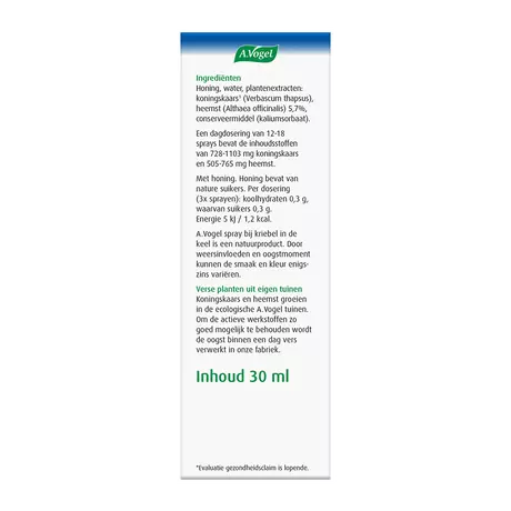 A.Vogel Spray Kriebel In De Keel 30 ML