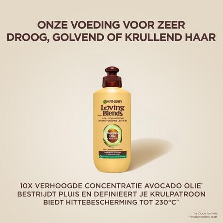 Garnier Loving Blends Avocado Olie & Karité Boter Leave-In Crème 200 ML
