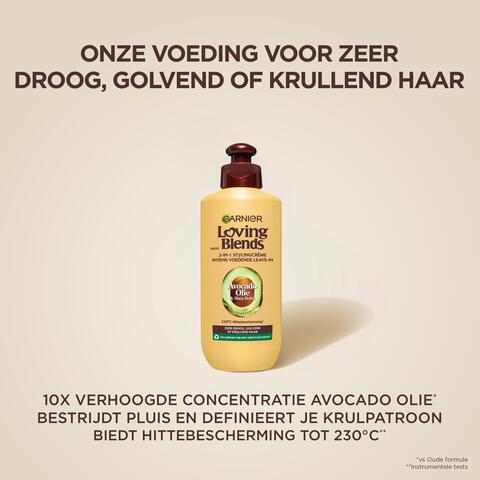 Garnier Loving Blends Avocado Olie & Karité Boter Leave-In Crème 200 ML