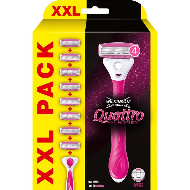 Wilkinson Quattro Women XXL Pack - 8 stuks