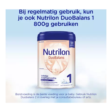 Nutrilon Duobalans 1 Volledige Zuigelingenvoeding 0-6 Maanden Sachets 23 gram