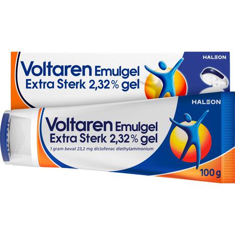 Voltaren Emulgel Extra Sterk 2,32% (diclofenac) 100gr bij Spier- of Gewrichtspijn