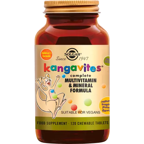 Solgar Kangavites Tropical Punch Kauwtabletten 120 stuks